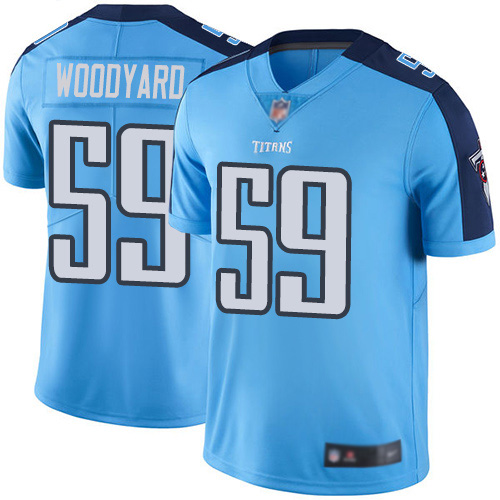 Tennessee Titans Limited Light Blue Men Wesley Woodyard Jersey NFL Football #59 Rush Vapor Untouchable->tennessee titans->NFL Jersey